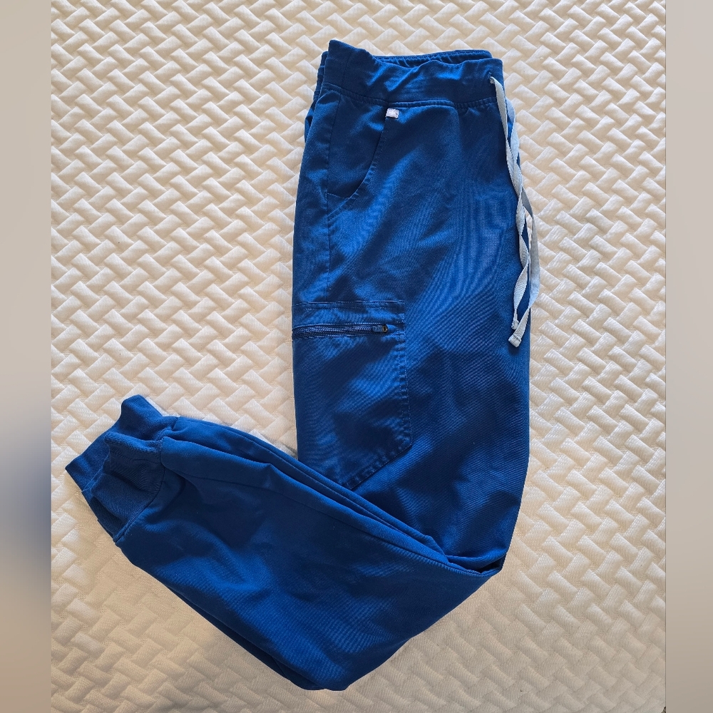 Womens Royal Blue Zamora Jogger Scrub Pants Size:L/tall